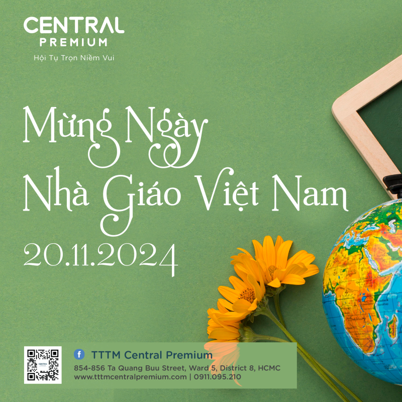 CHÚC MỪNG NGÀY NHÀ GIÁO VIỆT NAM – 20/11/2026 ️ - TTTM Central Premium