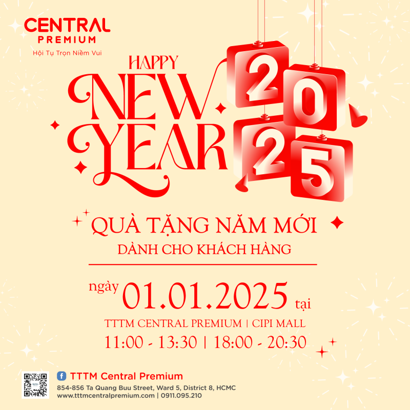 CENTRAL PREMIUM HOẠT ĐỘNG TƯNG BỪNG - CHÚC MỪNG NĂM MỚI - TTTM Central Premium