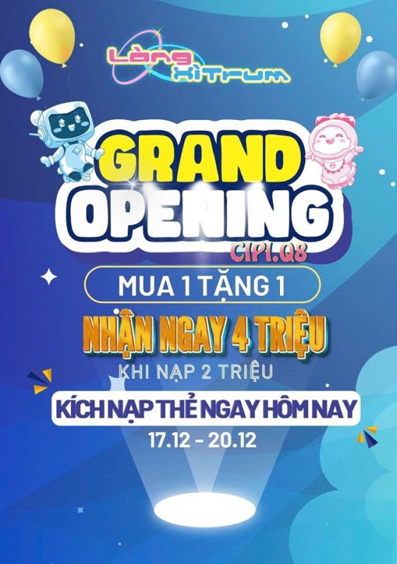 SIÊU ƯU ĐÃI KÍCH NẠP THẺ MỪNG KHAI TRƯƠNG LÀNG XÌ TRUM CIPI! - TTTM Central Premium