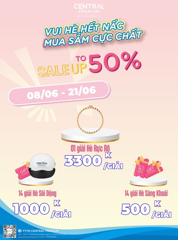 THỂ LỆ CTKM | VUI HÈ HẾT NẤC – MUA SẮM CỰC CHẤT - TTTM Central Premium