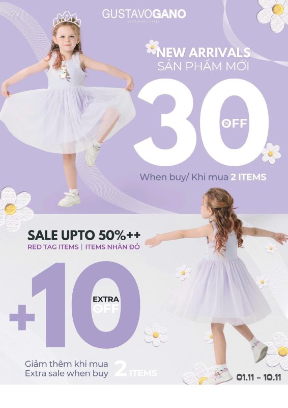 [GUSTAVOGANO] NOVEMBER THANKFUL - Hạnh Phúc Mùa Cuối Năm Gửi Tình Yêu Đồng Hành Trong Món Quà Lên Tới 30-50% OFF! - TTTM Central Premium