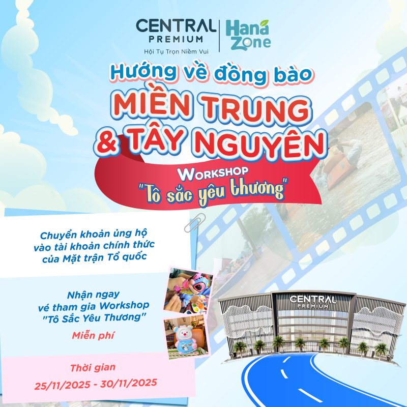 Hướng Về Đồng Bào Miền Trung, Tây Nguyên - Cùng Workshop “Tô Sắc Yêu Thương