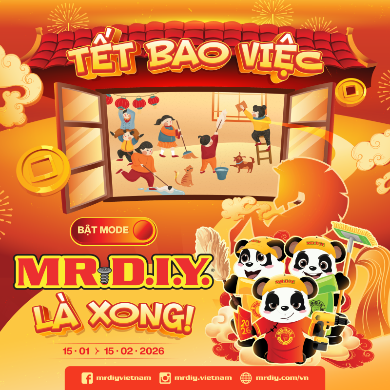 [MR.DIY] SẮM TẾT CHỈ TỪ 15K: CHUYỆN THẬT CÓ TẠI MR.DIY! - TTTM Central Premium