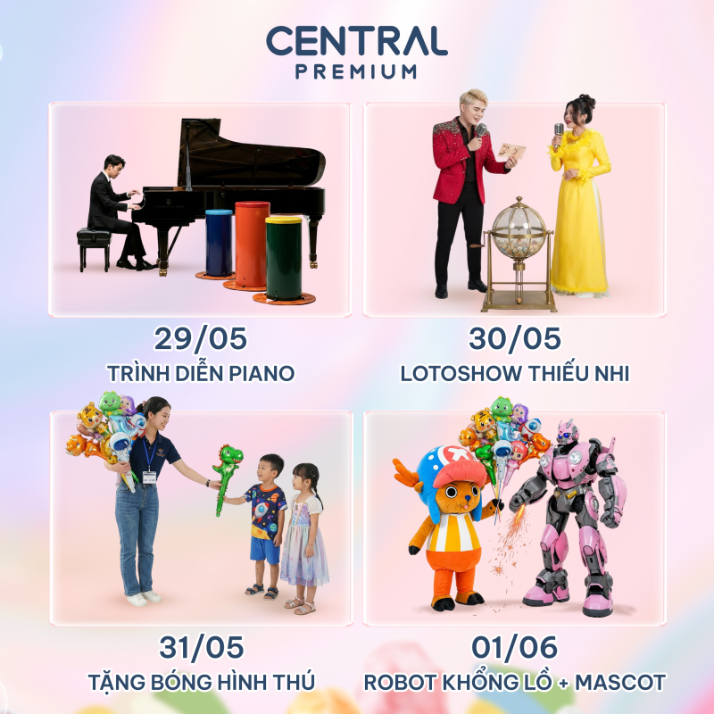 🔥 BIG EVENT “HÈ RỰC RỠ” – BÙNG NỔ TẠI CENTRAL PREMIUM - TTTM Central Premium