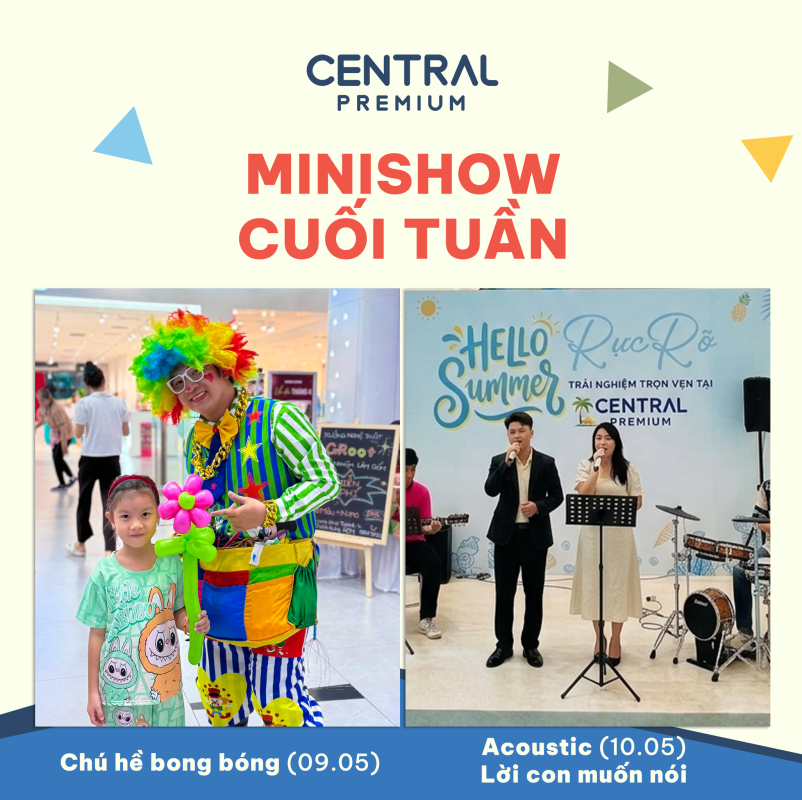 🌷 CUỐI TUẦN NÀY (8–10/5) — MINI FAIR VUI CÙNG MẸ - TTTM Central Premium