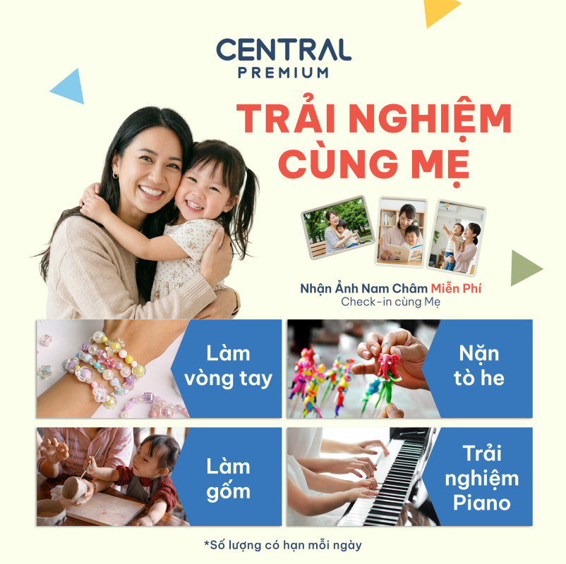 🌷 CUỐI TUẦN NÀY (8–10/5) — MINI FAIR VUI CÙNG MẸ - TTTM Central Premium