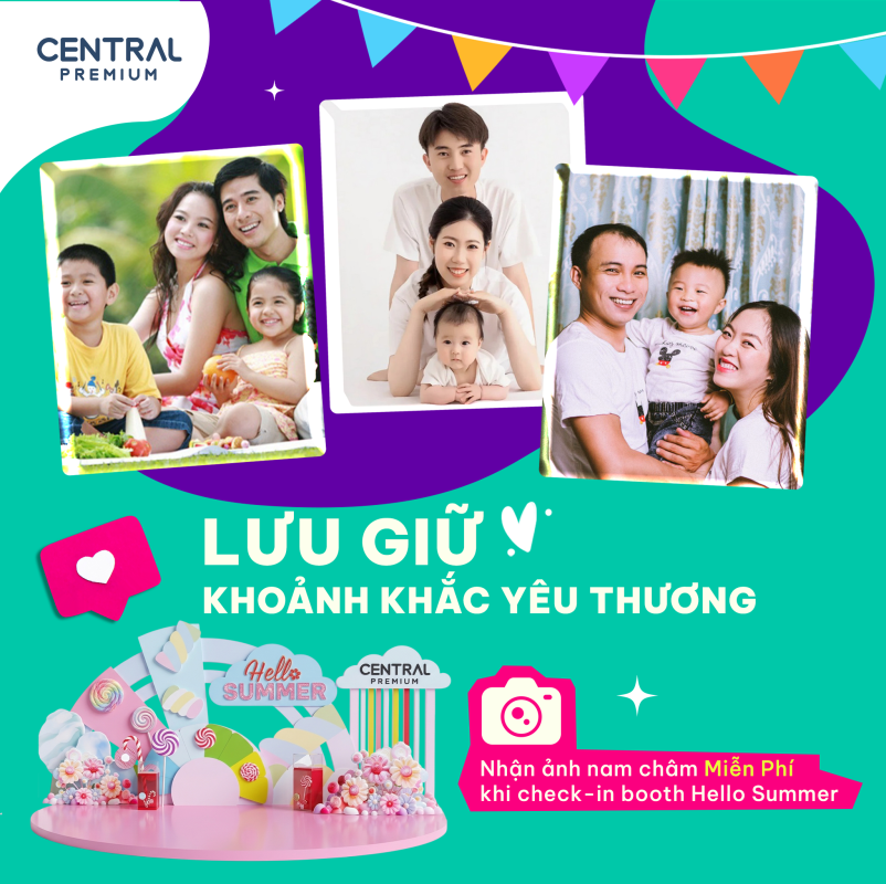 NGÀY HỘI GIA ĐÌNH – 26 ĐẾN 28/06 TẠI CENTRAL PREMIUM - TTTM Central Premium