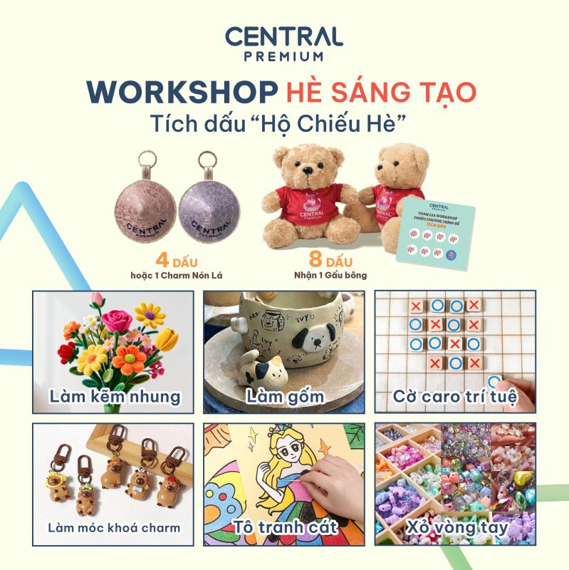 MINI FAIR HỘI HÈ DIỆU KỲ - 12 ĐẾN 14/06 - TTTM Central Premium