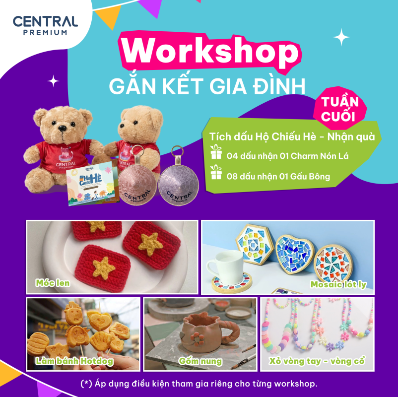 NGÀY HỘI GIA ĐÌNH – 26 ĐẾN 28/06 TẠI CENTRAL PREMIUM - TTTM Central Premium