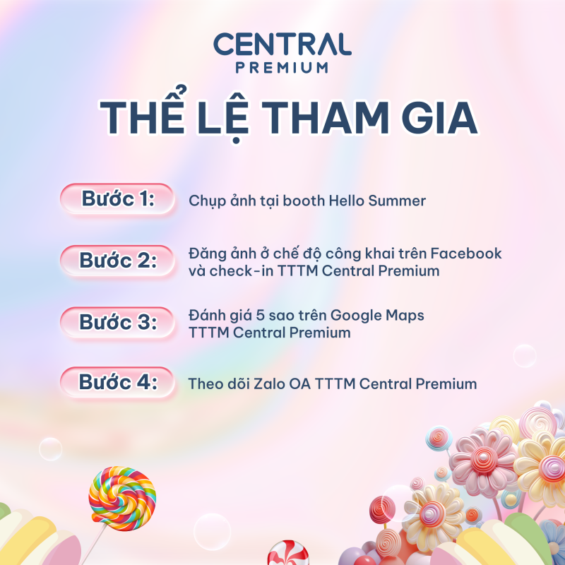 [MINI GAME] CHECK-IN HELLO SUMMER – NHẬN VÉ XEM PHIM MIỄN PHÍ - TTTM Central Premium