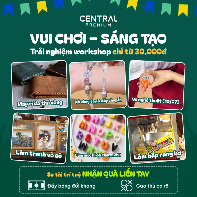 NGÀY HỘI WORLD CUP 2026 – 17 ĐẾN 19/07 TẠI CENTRAL PREMIUM - TTTM Central Premium