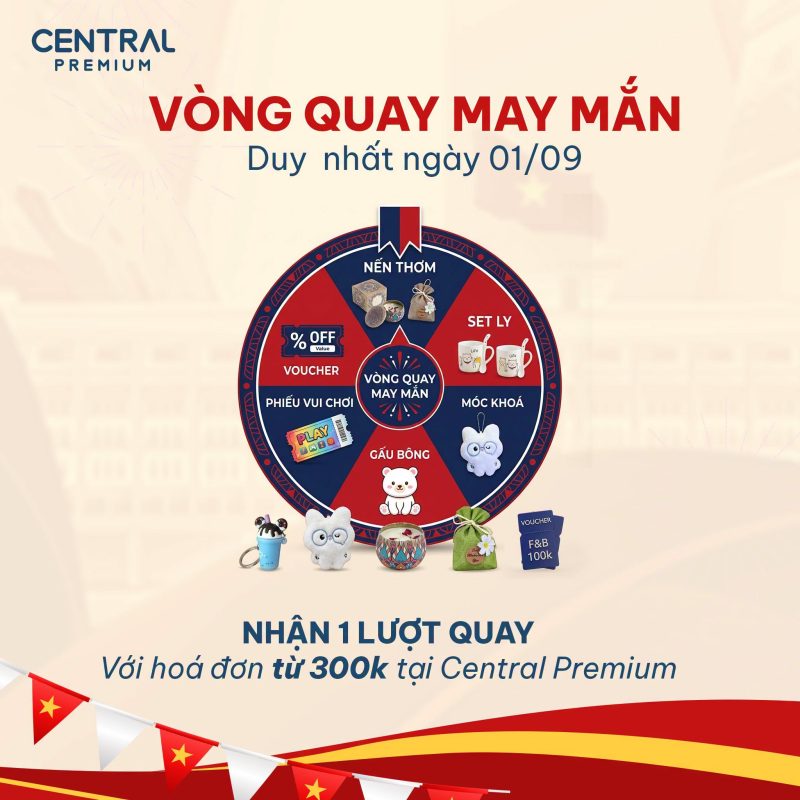 SEPTEMBER FEST – 10 NGÀY LỄ HỘI RỰC RỠ 🇻🇳 28/08 đến 06/09 - TTTM Central Premium