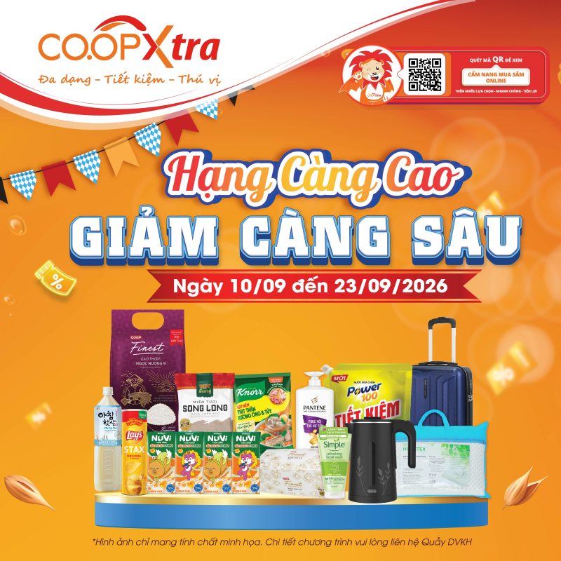 🛒 THÁNG 9 SẮM ĐỦ ĐẦY – DEAL HỜI NGẬP TRÀN TẠI CO.OPXTRA! - TTTM Central Premium