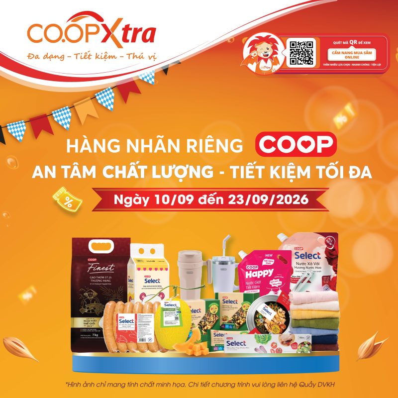 🛒 THÁNG 9 SẮM ĐỦ ĐẦY – DEAL HỜI NGẬP TRÀN TẠI CO.OPXTRA! - TTTM Central Premium