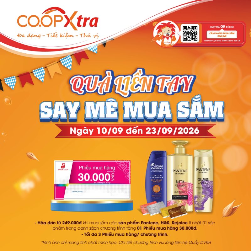 🛒 THÁNG 9 SẮM ĐỦ ĐẦY – DEAL HỜI NGẬP TRÀN TẠI CO.OPXTRA! - TTTM Central Premium