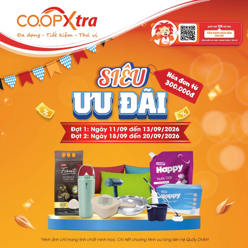 🛒 THÁNG 9 SẮM ĐỦ ĐẦY – DEAL HỜI NGẬP TRÀN TẠI CO.OPXTRA! - TTTM Central Premium