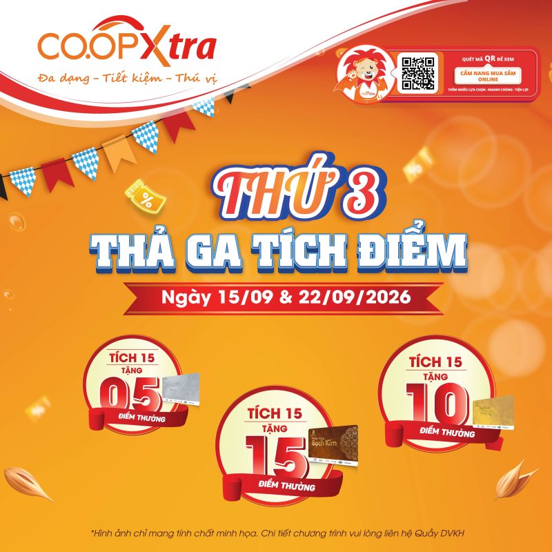 🛒 THÁNG 9 SẮM ĐỦ ĐẦY – DEAL HỜI NGẬP TRÀN TẠI CO.OPXTRA! - TTTM Central Premium
