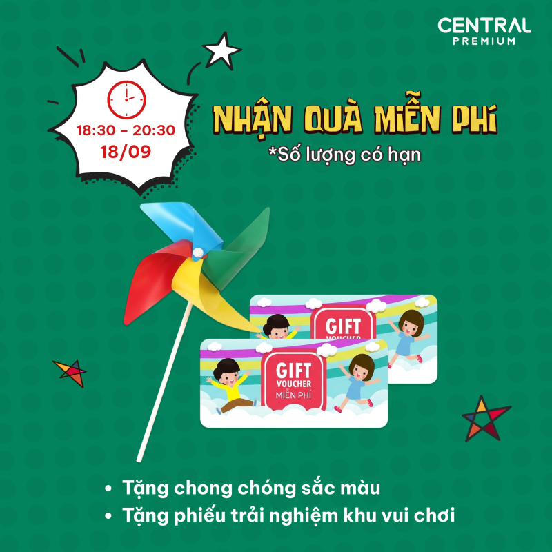 CUỐI TUẦN (18 – 20/09) — VUI TẾT TRUNG THU, RỘN RÀNG ĐÓN TRĂNG - TTTM Central Premium